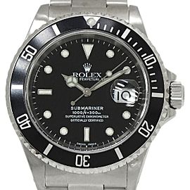 Rolex Submarine 16610 Stainless Steel Black Dial Automatic 40mm Men's Watch