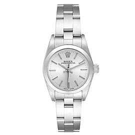 Rolex Oyster Perpetual Nondate Silver Dial Ladies Watch