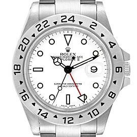 Rolex Explorer II 40mm White Dial Steel Mens Watch