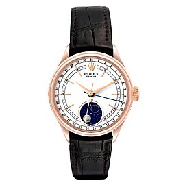 Rolex Cellini Moonphase Everose Gold Automatic Mens Watch
