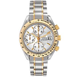 Omega Speedmaster Steel Yellow Gold Automatic Mens Watch