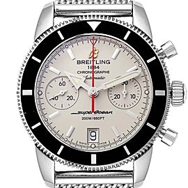 Breitling SuperOcean Heritage 44 Chrono Silver Dial Watch