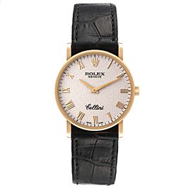 Rolex Cellini Classic Yellow Gold Anniversary Dial Watch