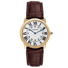 Cartier Ronde Solo 36mm Large Yellow Gold Steel Unisex Watch