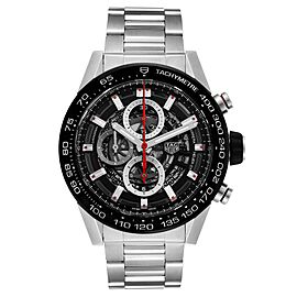 Tag Heuer Carrera Skeleton Dial Chronograph Mens Watch
