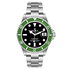 Rolex Submariner Green 50th Anniversary Steel Mens Watch