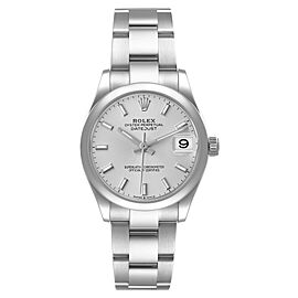Rolex Datejust Midsize Silver Dial Steel Ladies Watch