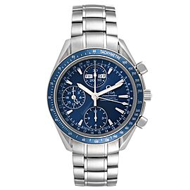 Omega Speedmaster Day Date Blue Dial Chronograph Mens Watch