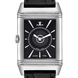 Jaeger LeCoultre Reverso Duo Day Night Steel Watch