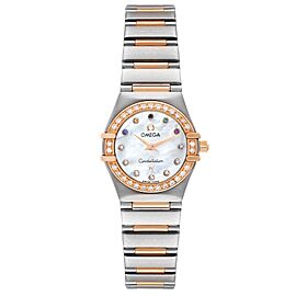 Omega Constellation Olympic Steel Rose Gold Ladies Watch