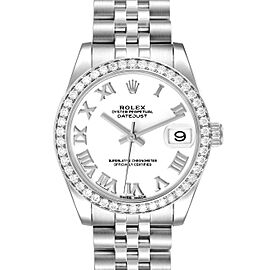Rolex Datejust Midsize 31 Steel Diamond Ladies Watch