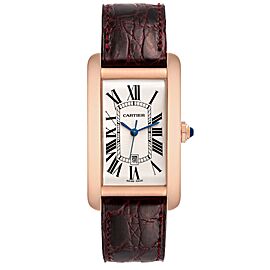 Cartier Tank Americaine Large 18K Rose Gold Watch
