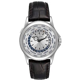Patek Philippe World Time Complications White Gold Mens Watch