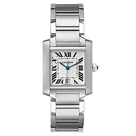 Cartier Tank Francaise Large Steel Automatic Mens Watch