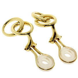 TIFFANY & Co 18K Yellow Gold double loop peretti Earring