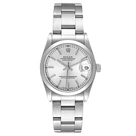 Rolex Datejust Midsize Silver Dial Ladies Steel Watch