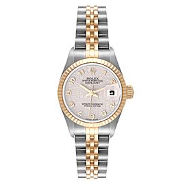 Rolex Datejust Steel Yellow Gold Anniversary Dial Ladies Watch