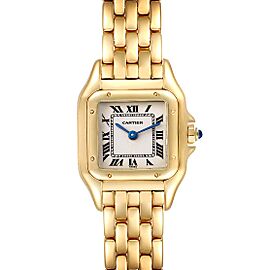 Cartier Panthere Small Yellow Gold Silver Dial Watch