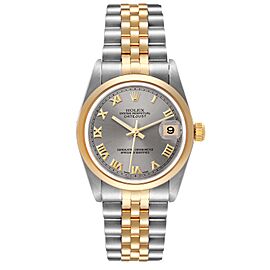 Rolex Datejust Midsize Steel Yellow Gold Slate Dial Ladies Watch