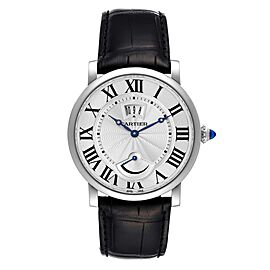 Cartier Rotonde Power Reserve Stainless Steel Mens Watch