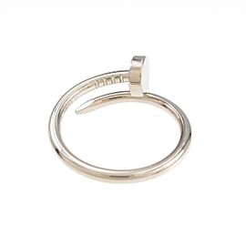 Cartier 18K White Gold Juste Un Clou Small Ring LXGYMK-327