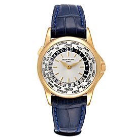 Patek Philippe World Time Complications Yellow Gold Mens Watch