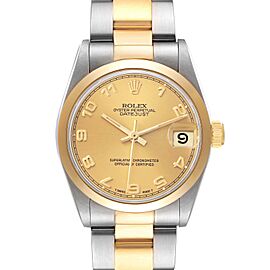 Rolex Datejust Midsize Steel Yellow Gold Ladies Watch