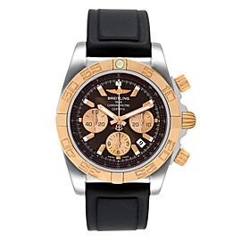 Breitling Chronomat Evolution Steel Rose Gold Mens Watch