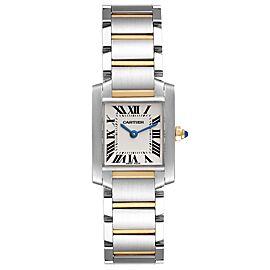 Cartier Tank Francaise Small Steel Yellow Gold Ladies Watch