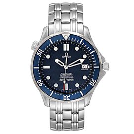 Omega Seamaster Diver Blue Dial Steel Mens Watch