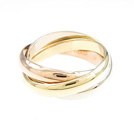 Cartier 18k 3 Gold Trinity Ring LXGYMK-65