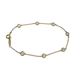 Tiffany & Co. Elsa Peretti Diamonds by the Yard Bracelet 1.1c
