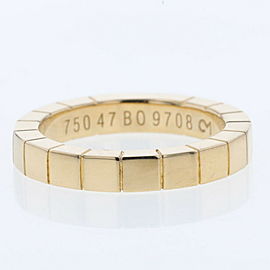 CARTIER 18k Yellow Gold Lanire about 3mm Ring LXGBKT-114