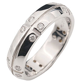 TIFFANY & Co 18K white Gold Streamerica diamond Ring