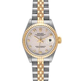 Rolex Datejust Steel Yellow Gold Anniversary Dial Ladies Watch
