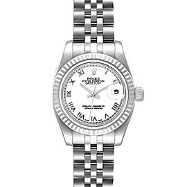 Rolex Datejust Steel White Gold White Dial Ladies Watch