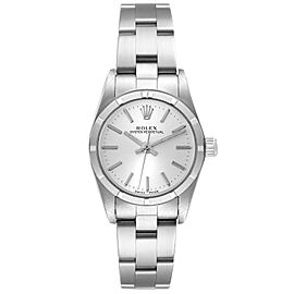 Rolex Oyster Perpetual NonDate Silver Dial Ladies Watch
