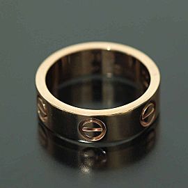 Cartier 18K Pink Gold Love Ring LXGNTR-21