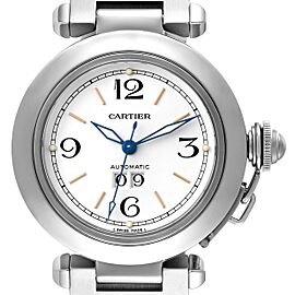 Cartier Pasha C Midsize White Dial Steel Unisex Watch