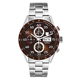 Tag Heuer Carrera Day-Date Brown Dial Automatic Mens Watch