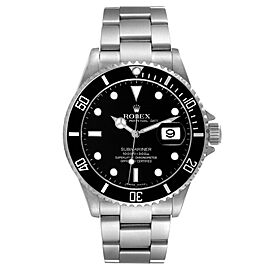 Rolex Submariner Date 40mm Black Dial Steel Mens Watch