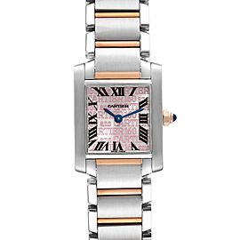 Cartier Tank Francaise Steel Rose Gold 160th Anniversary Ladies Watch