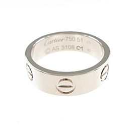 Cartier 18K white Gold Love Ring LXGYMK-242