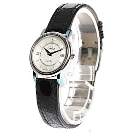 OMEGA De Ville Stainless steel/ leather Quartz Watch Skyclr-11