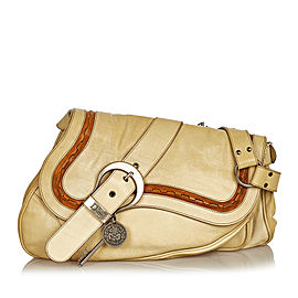 Dior Gaucho Saddle Leather Shoulder Bag