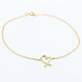 TIFFANY & Co. 18k Yellow Gold bracelet Loving heart LXGBKT-3
