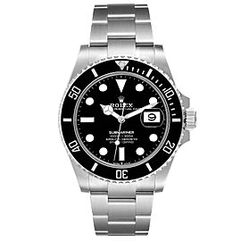 Rolex Submariner Black Dial Ceramic Bezel Steel Mens Watch