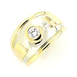 Cartier 18k Yellow & White Gold Diamond Ring