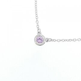 TIFFANY & Co 925 Silver Sapphire Necklace E0210