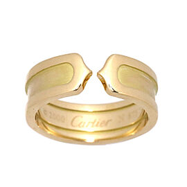 Cartier 18k Yellow Gold C2 Logo Ring